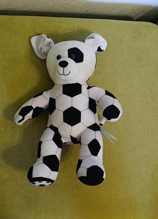 Плюшевый щенок-футболист build-a-bear workshop (soccer pup)