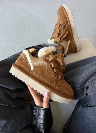Уггі жіночі ugg lowmel sneakers | light bronze premium
