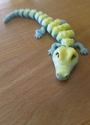 3d-игрушка подвижный крокодил fлигатор 18 см flexi alligator