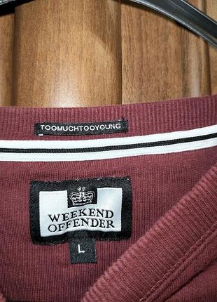 Світшот чоловічий weekend offender червоний 4