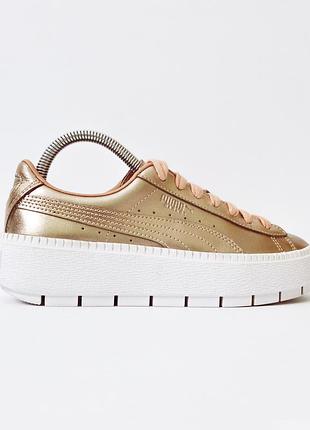 Брендові оригінальні шкіряні кросівки puma 23.5-24 см