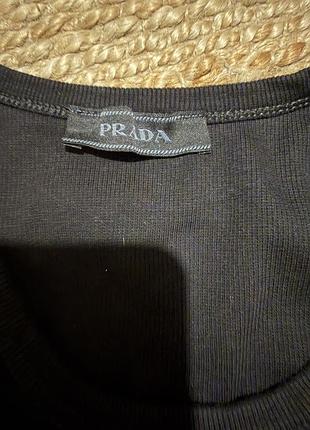 Вишукана стильна майка із стразами . prada оригінал! 3
