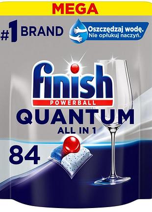 Таблетки для посудомоечных машин finish quantum all in 1 84 шт.