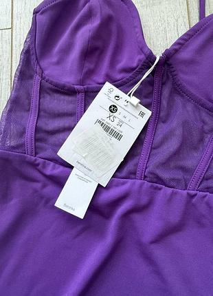 Фіолетове плаття bershka 2