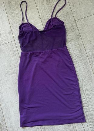 Фіолетове плаття bershka 3