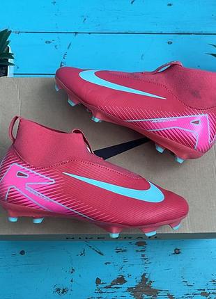 Бутси nike zoom mercurial superfly 10 academy fg/mg, 34 розмір,  21,5 см по устілці, дитячі бутси nike air zoom, nike elite, бутси без шнурків 34 р
