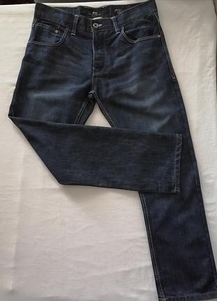 Мужские джинсы crosshatch black label - straight fit (w 32/short).