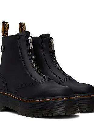 Черевики dr. martens jetta platform zipped black sendal