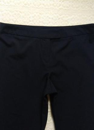 Классические зауженные черные штаны брюки со стрелками george, 18 размер.3 фото