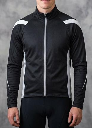 Термокофта велосипедная giordana windtex l / велокуртка ветрозащитная влагоотталкивающая флисовая мембрана