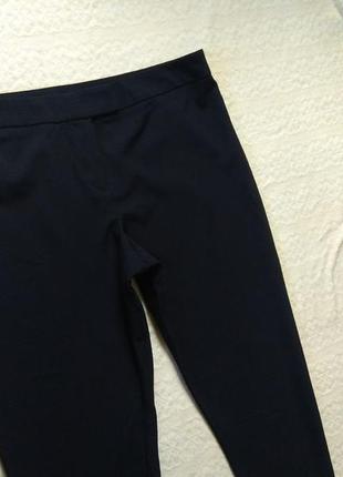 Классические зауженные черные штаны брюки со стрелками george, 18 размер.4 фото
