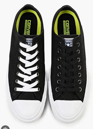 Кеды на парня от converse chucks chuck taylor all star ii ox оригинал. размер по бирке 37,5.