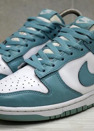 Nike dunk, оригинал кожаные кроссовки