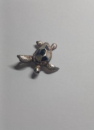Серебряный подвес черепаха 6