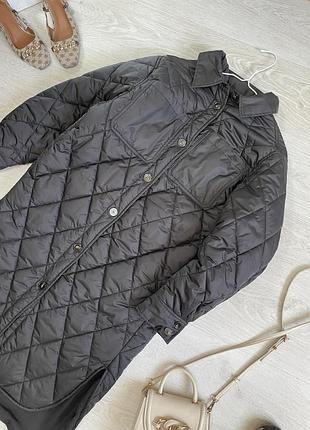 Пальто стьогане подовжене h&m 4
