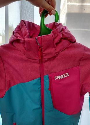 Куртка дитяча snoxx рожево-бірюзова 2