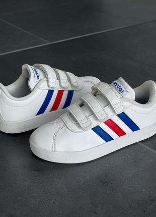 Дитячі кеди кросівки на липучках adidas оригінал, розмір 31,5
