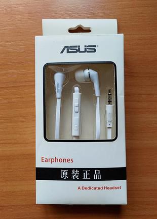 Навушники та гарнітури asus дротові вакуумні