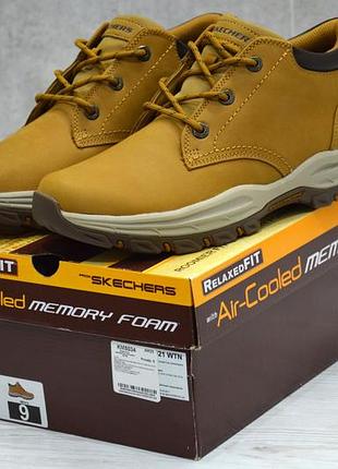 Skechers,  оригінал нові з бірками та коробкою  шкіряні черевики, ботинки 42/43/45