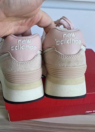 New balance 574+ (574 platform / alpha pink) 6