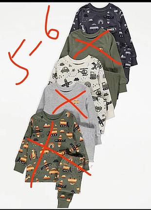 Пижама картерс george 5-6 лет
