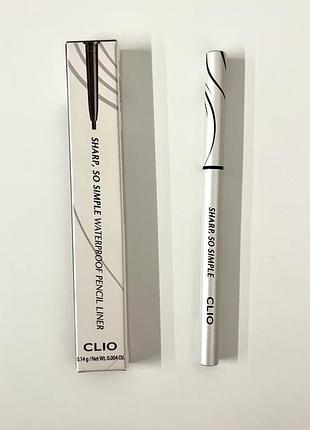 Контурний олівець clio sharp so simple waterproof 04 dark brown