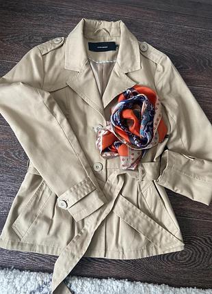 Жіночий тренч vero moda світло-коричневий