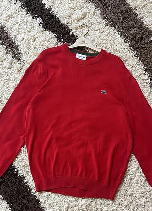 Світшот чоловічий lacoste червоний