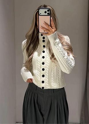 Кардиган на ґудзиках zara