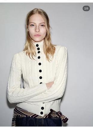 Кардиган на ґудзиках zara 4