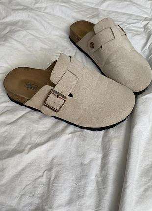 Сабо жіночі birkenstock boston taupe
