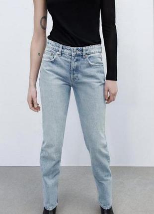 Джинси для дівчаток zara блакитні 32 розмір