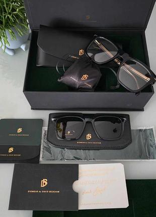 Limited  колекцiя- david beckham db 7000/cs  - чоловiча оправа + clip-on polarized- комплект бокс - original