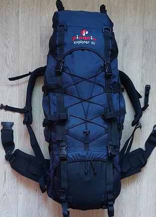 Рюкзак спортивный pinguin explorer 60l, с дождевиком.