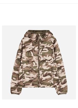 Куртка жіноча pull&bear демісезонна камуфляжна