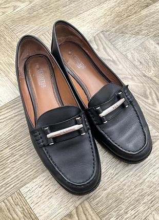 Женские лоферы ralph lauren 25 см натуральная кожа