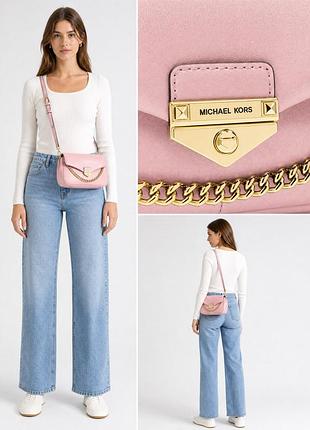 Michael kors powder blush rose poudre / mk женская сумка оригинал one size
