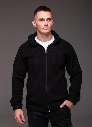 Чоловіча флісова кофта з капюшоном nike чорна