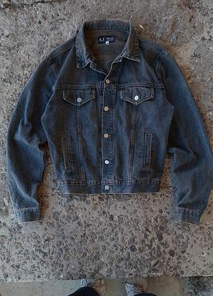 Armani jean's оригинальная джинсовка куртка арами l мужская куртка