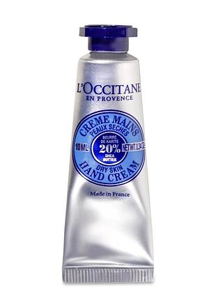 L’occitane shea butter 20% крем для рук з каріте 10 мл, франція