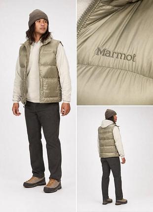 Marmot guides down vest / marmot мужская пуховая жилетка оригинал m l xl