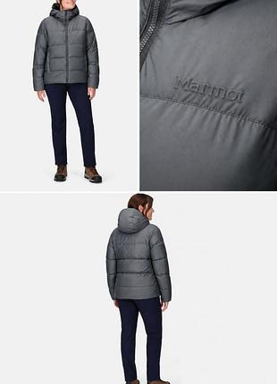 Marmot w guides down hoody / marmot жіноча пухова куртка оригінал s m