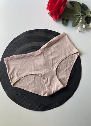 Трусики бежеві бавовняні h&m