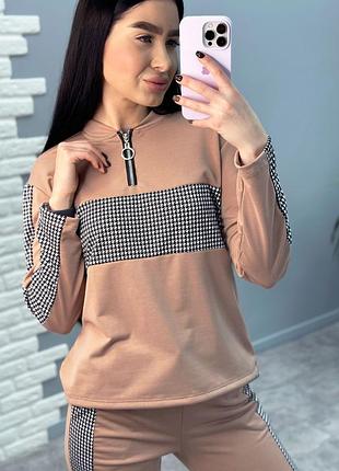 Женский костюм из трикотажа "wonderland" + большие размеры арт: 7950