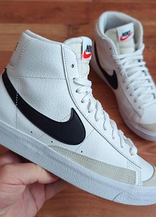 Оригинальные кожаные хайтопы nike p39 длина стельки по факту 25см