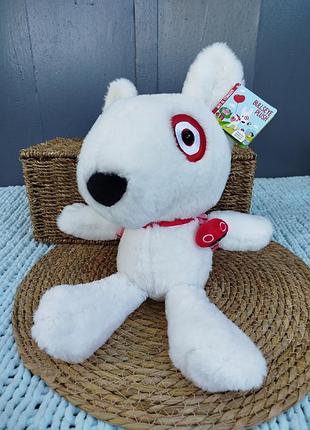 Ексклюзивна іграшка target bullseye dog булсай пес бультер'єр з рюкзаком