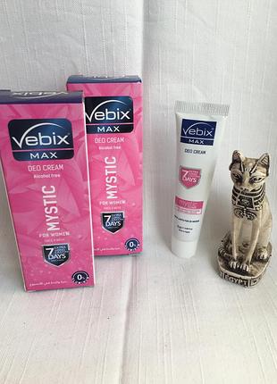 Дезодорант-крем vebix max deo cream mystic жіночий 25 гр.