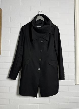 Allsaints жіноче базове вовняне чорне пальто розмір m-l