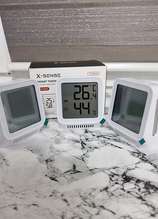 3 шт термометр-гигрометр с управлением через приложение x-sense sth0a датчик точного измерения температуры и влажности