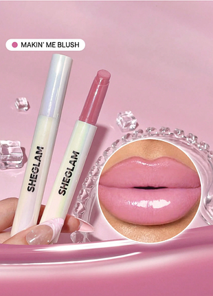 Блиск-плампер sheglam pout-perfect shine lip plumper makin' me blush - 6317